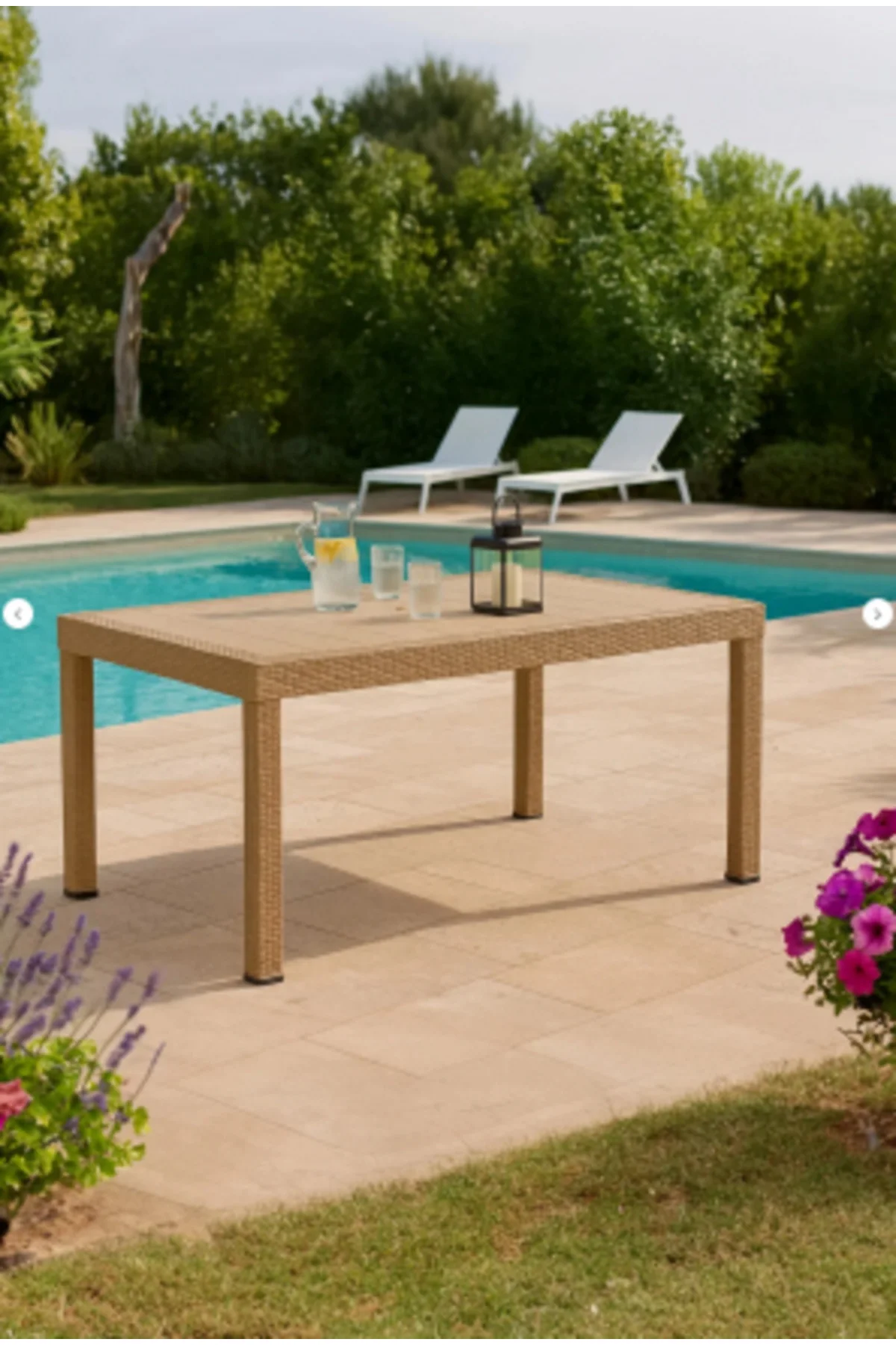Rattan 90x150 Camsız Masa - Bahçe&balkon&teras Rattan 90x150 Camsız Masa - Bahçe&balkon&teras