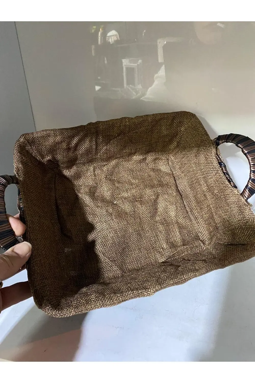 Rattan Dikdörtgen Ekmek Sepeti