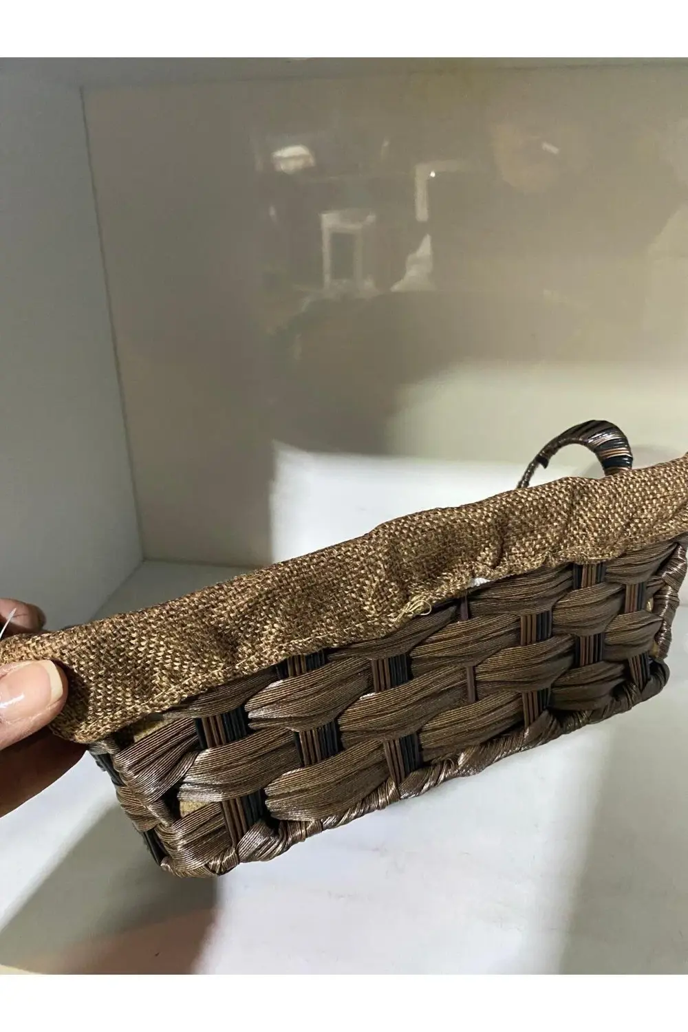 Rattan Dikdörtgen Ekmek Sepeti