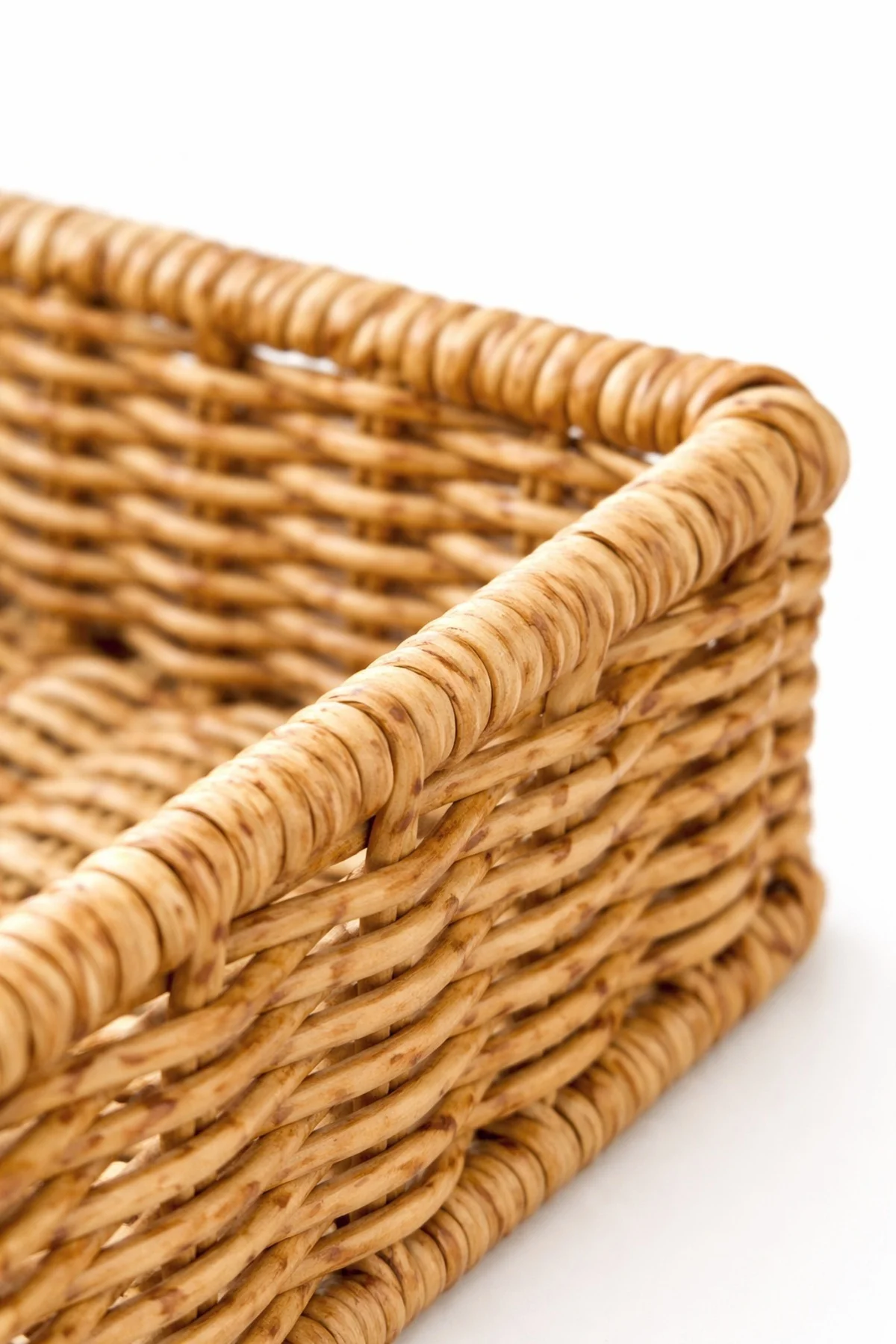 Rattan Hasır Peçetelik 2’li Set 17.5x17.5x6.5 cm – Standart Peçete Uyumlu Dekoratif Sunumluk