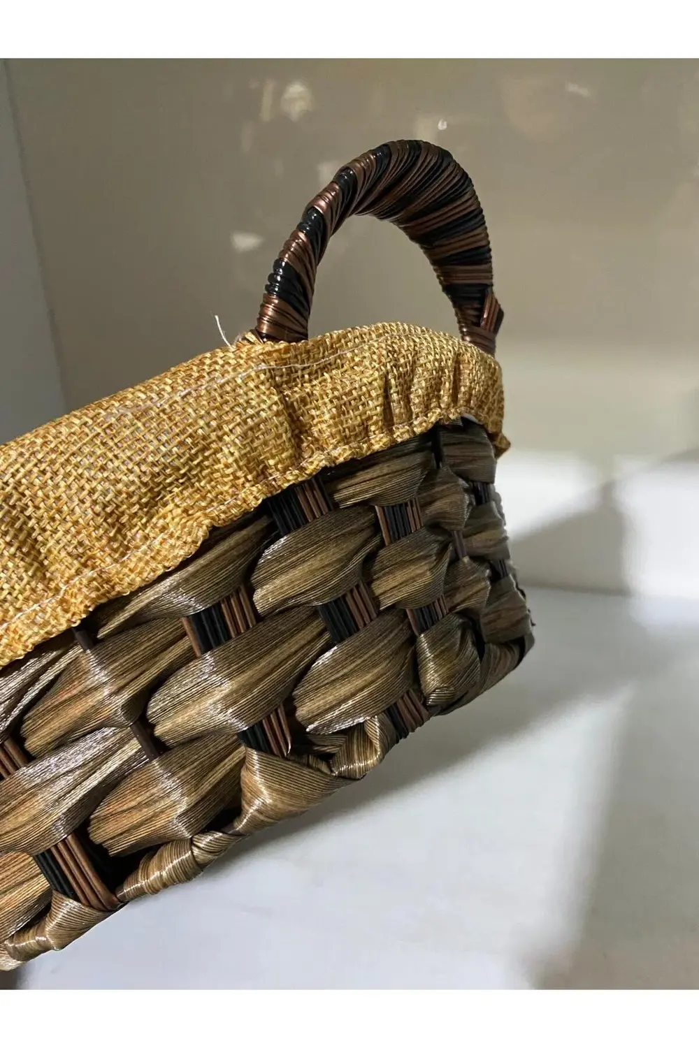 Rattan Oval Ekmek Sepeti