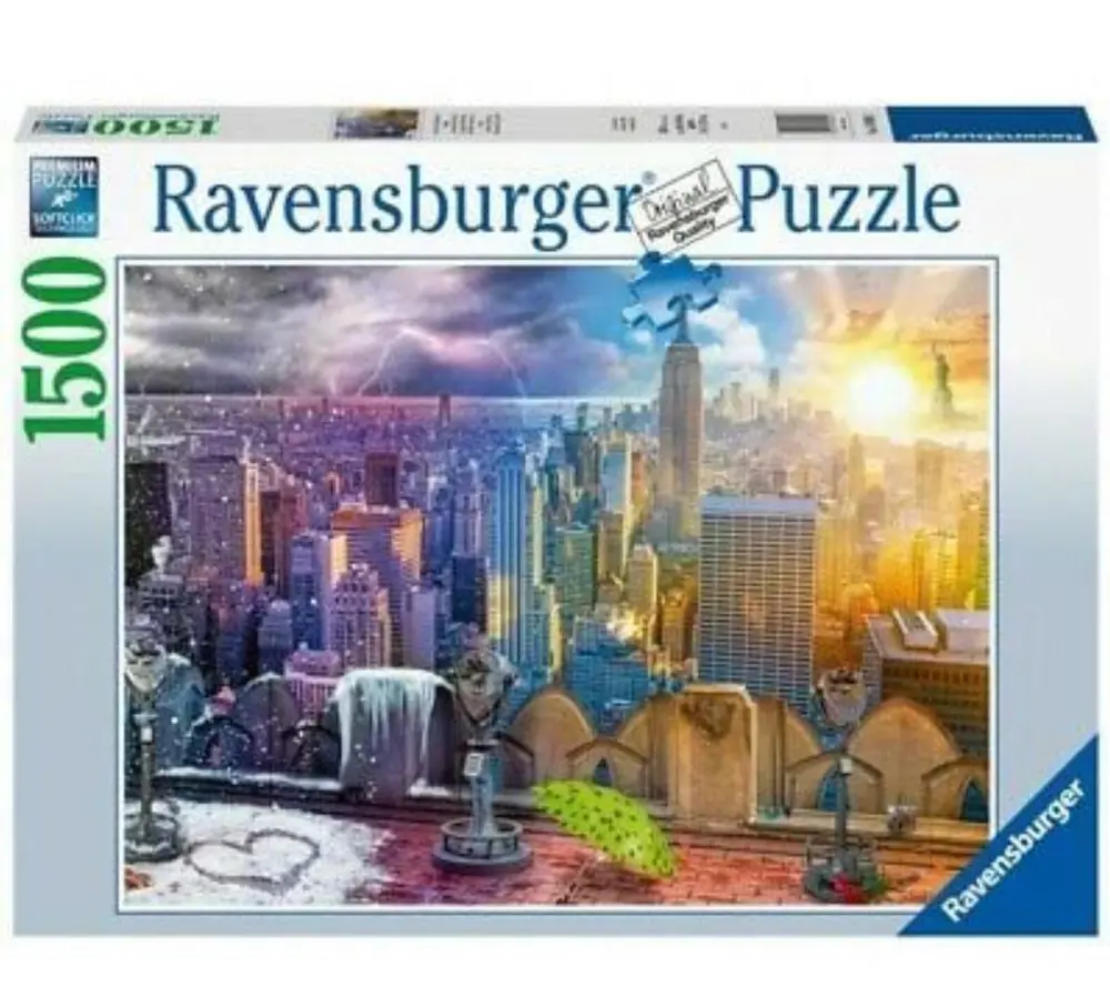 RAVENSBURGER 1500 PUZZ 160082 NY KIS VE YAZ