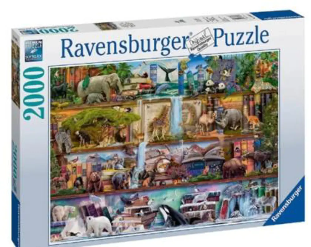 RAVENSBURGER 2000 PUZZ 166527 WILD ANIMALS