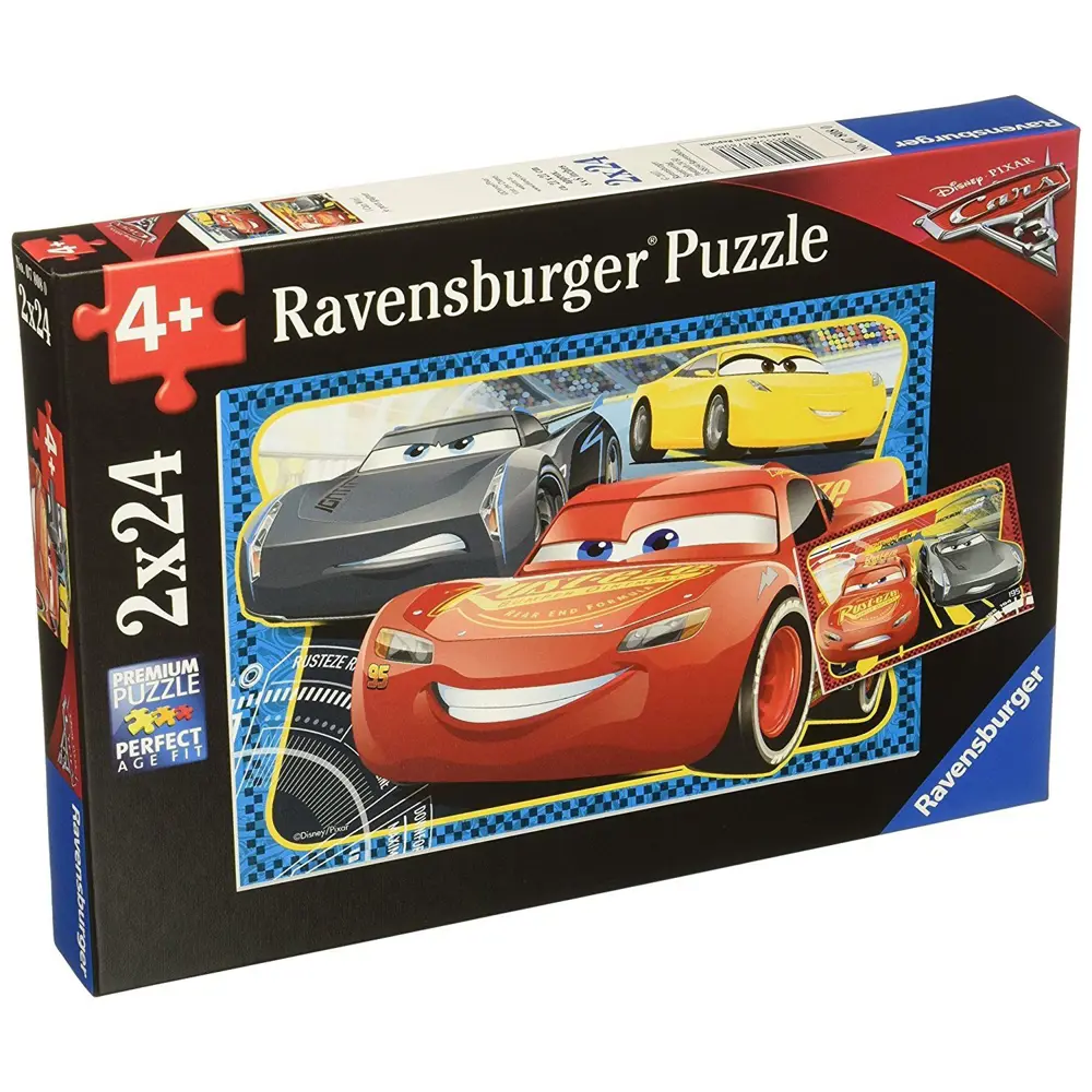 Ravensburger 2x24 Parçalı Puzzle Want Disney Cars-078080