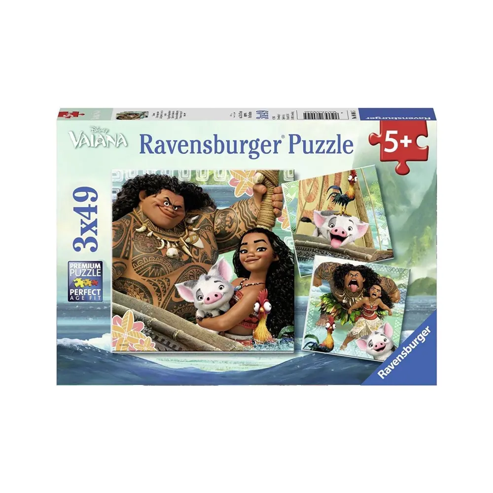Ravensburger 3x49 Parça Moana Puzzle (080045)