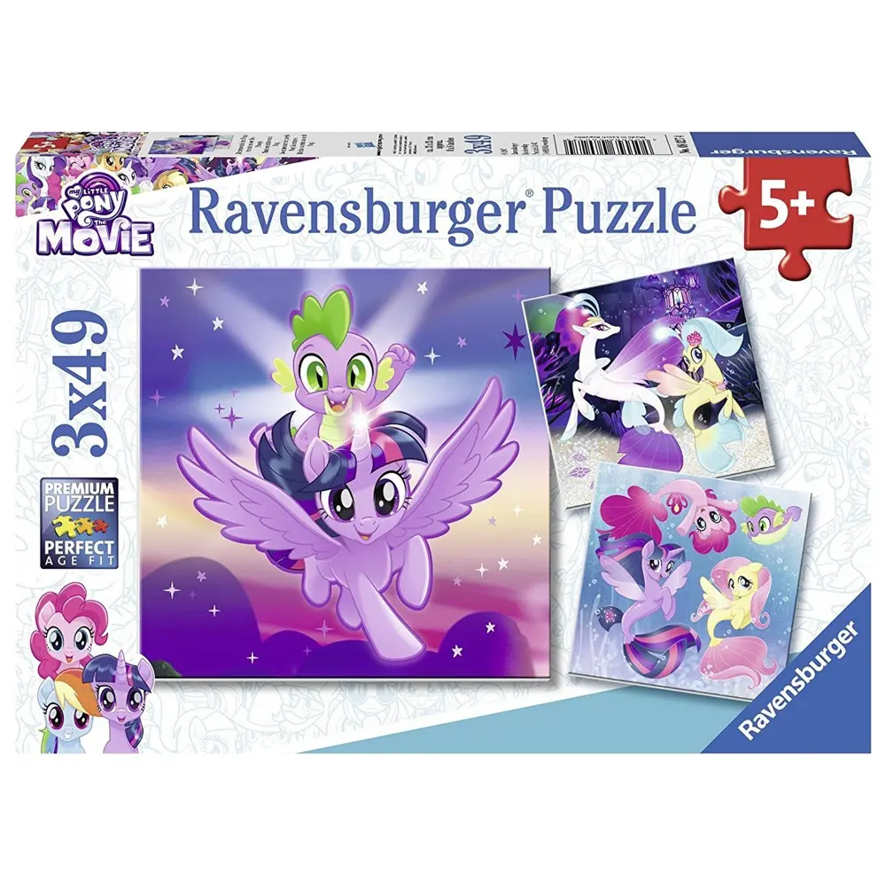 Ravensburger 3x49 Parça My Little Pony Kare Puzzle Ravensburger 3x49 Parça My Little Pony Kare Puzzle
