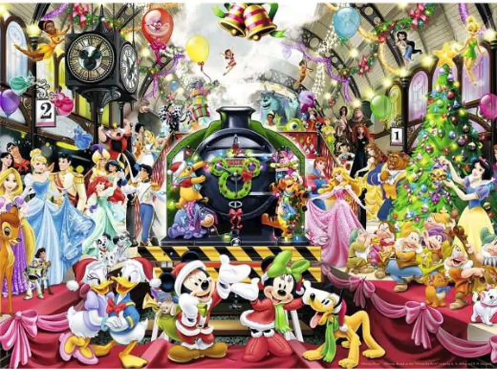 RAVENSBURGER 500 PUZZ 147397 WD XMAS TRAIN