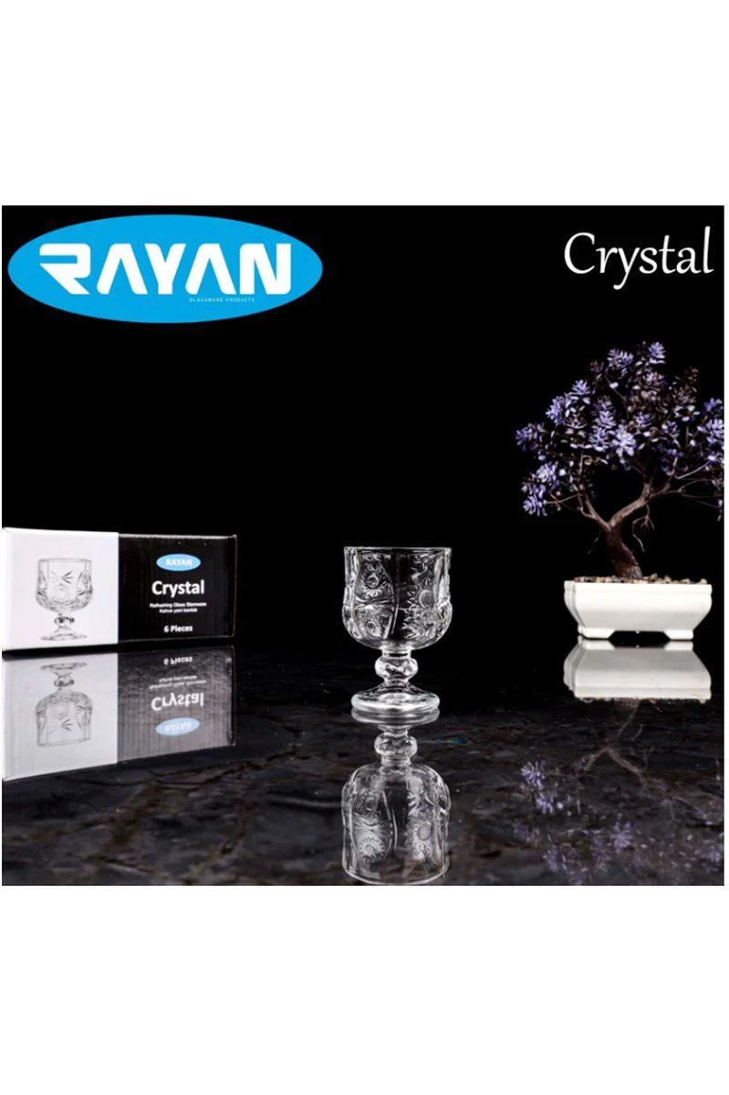 Rayan Crystal 6'lı Kahve Yanı Bardak Seti – Şık ve Dayanıklı Kristal Cam Takımı Fiyatı, Yorumları ve Özellikleri