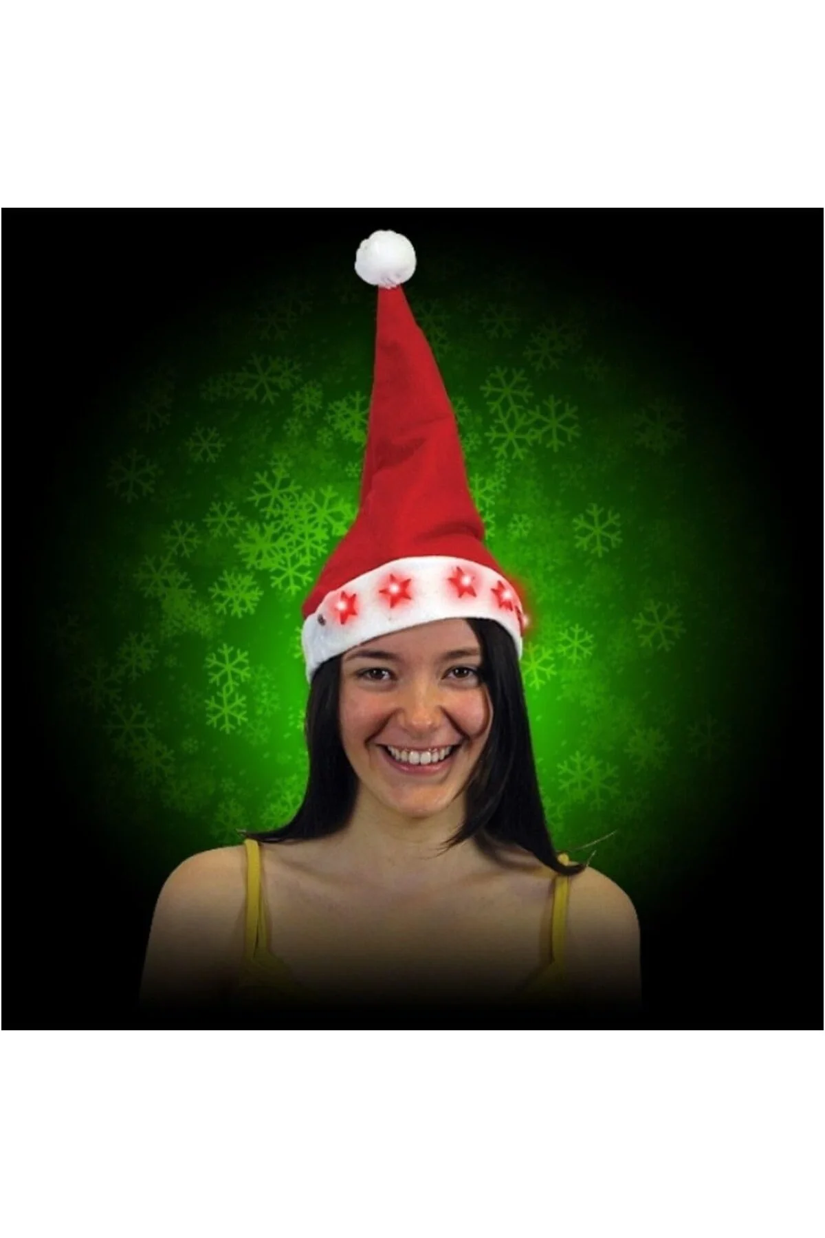 RAYTOYS OYUNCAK 2 Adet Işıklı Noel Baba Şapkası Pilli Led Işıklı 