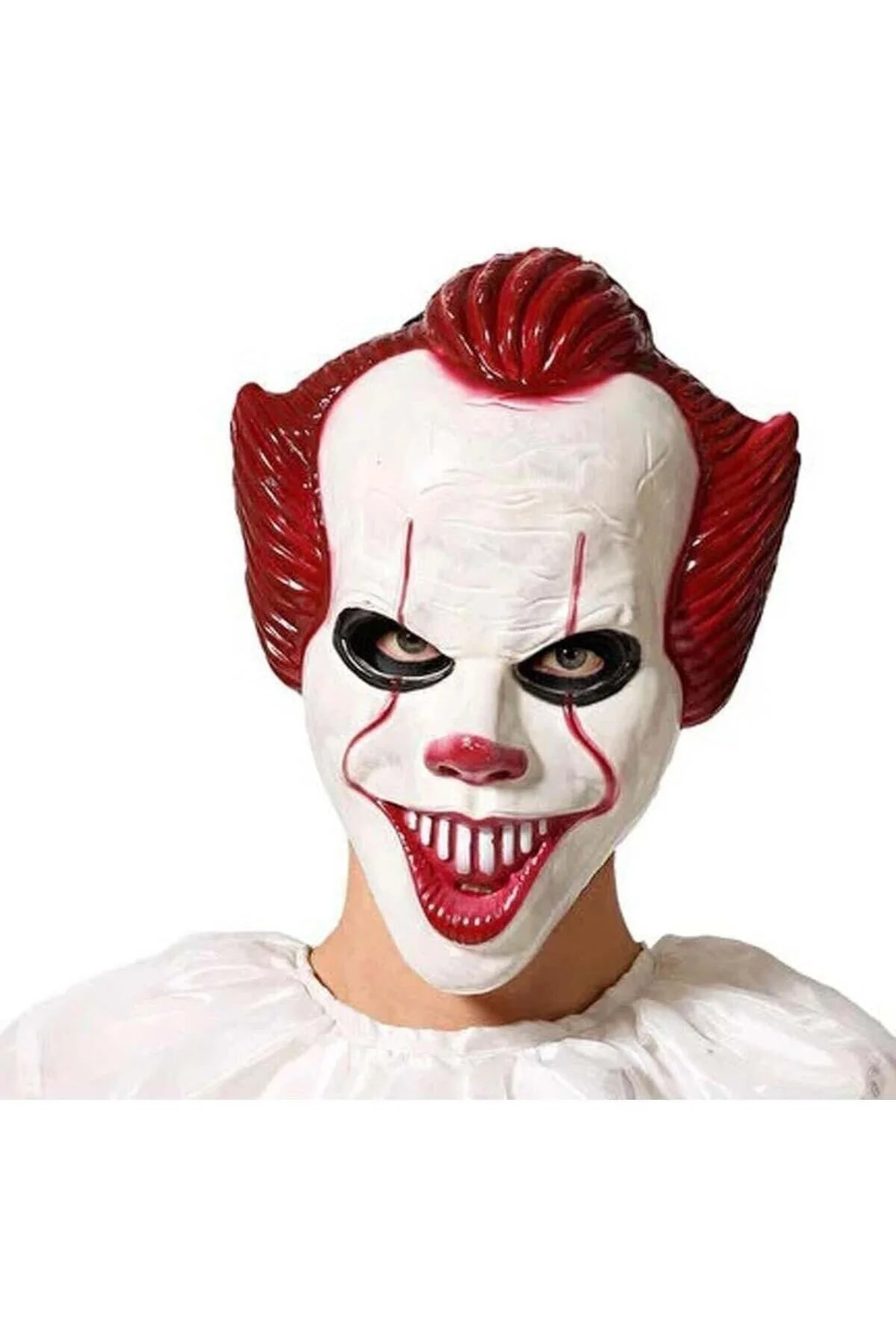 RAYTOYS OYUNCAK VIP PENNYWİSE HALLOWEEN PENNYWİSE MASK CADILAR BAYRAMI KATİL PALYAÇO KORKU MASK