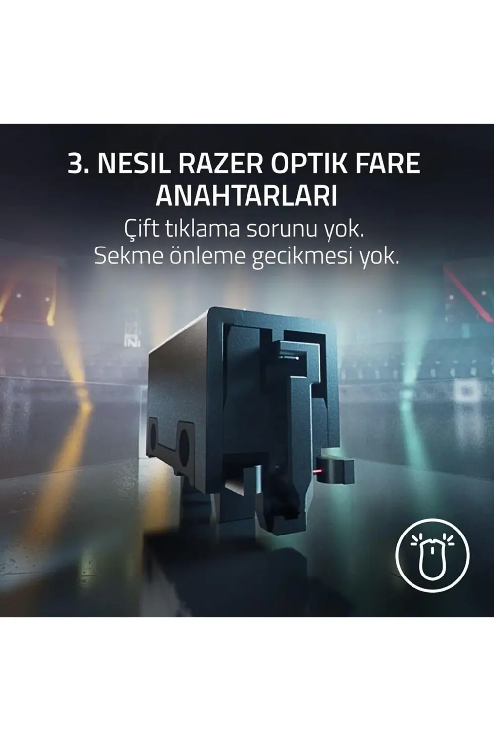 Razer DeathAdder V3 Pro Fortnite Edition Kablosuz Espor Oyun Fare