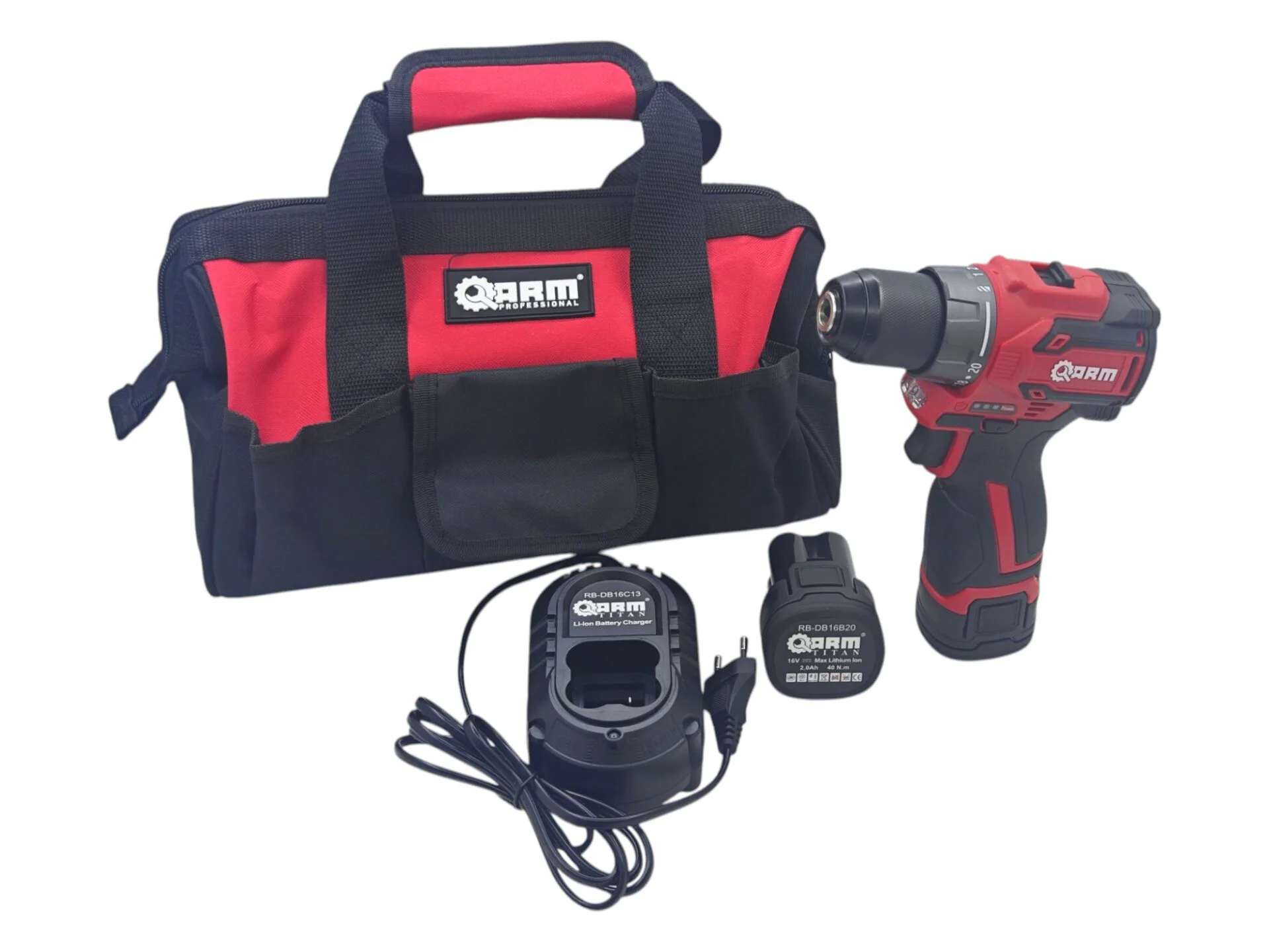 RBDB16   ARM Titan Şarjlı Vidalama 40 N.m 10mm