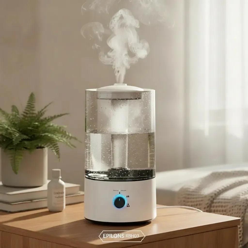 RBH-04 Ultrasonik Hava Nemlendirici 4 Litre Buhar Makinesi Aroma Difüzörü - Otomatik Kapanma