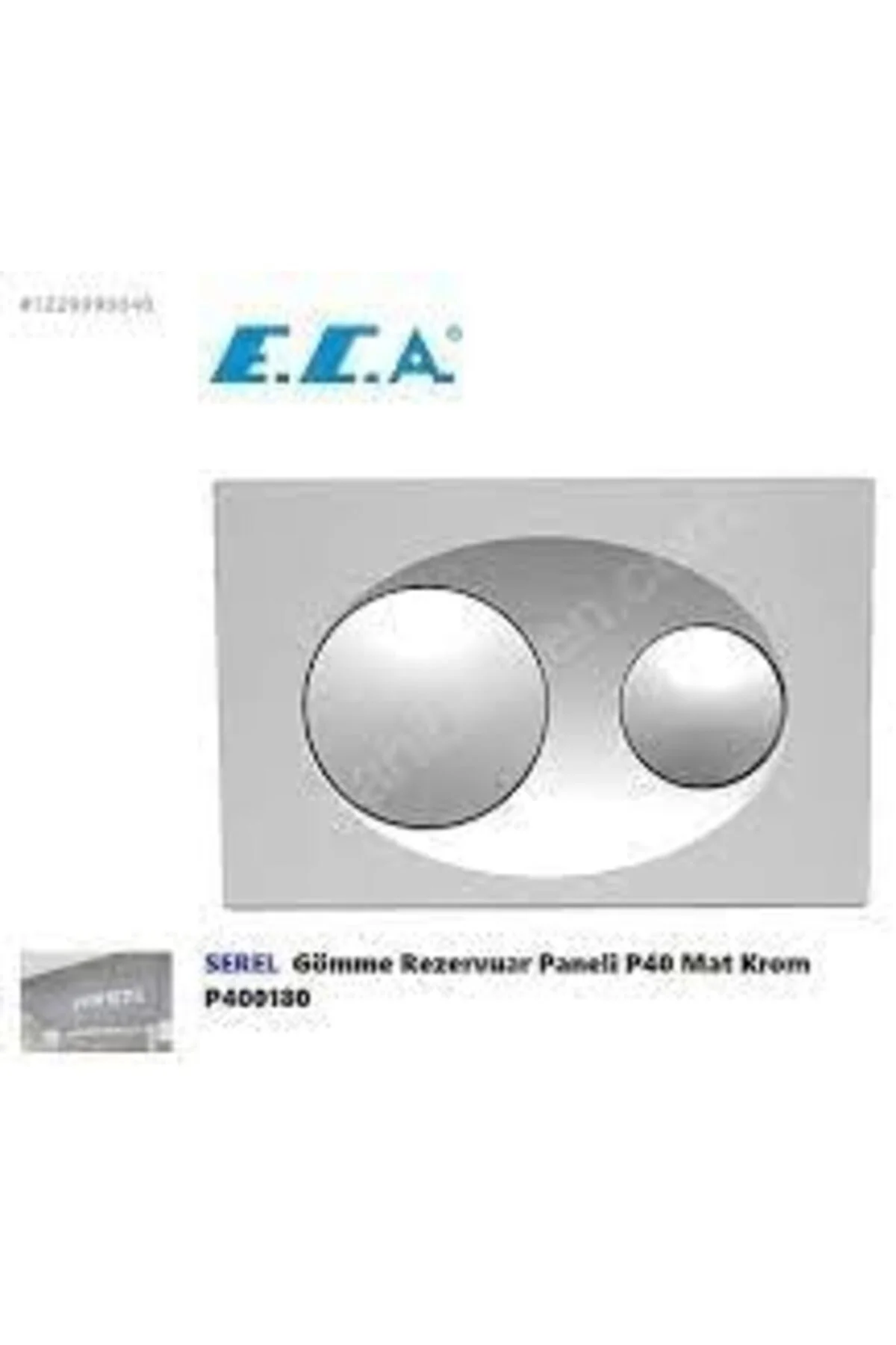 rbyeshop ECA Serel P40-0180 P40 Gömme Rezervuar Mat Krom Rezervuar Paneli 788459 rbyeshop ECA Serel P40-0180 P40 Gömme Rezervuar Mat Krom Rezervuar Paneli 788459