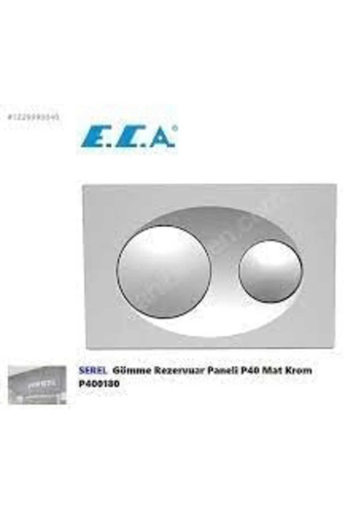 rbyeshop ECA Serel P40-0180 P40 Gömme Rezervuar Mat Krom Rezervuar Paneli 788459 rbyeshop ECA Serel P40-0180 P40 Gömme Rezervuar Mat Krom Rezervuar Paneli 788459