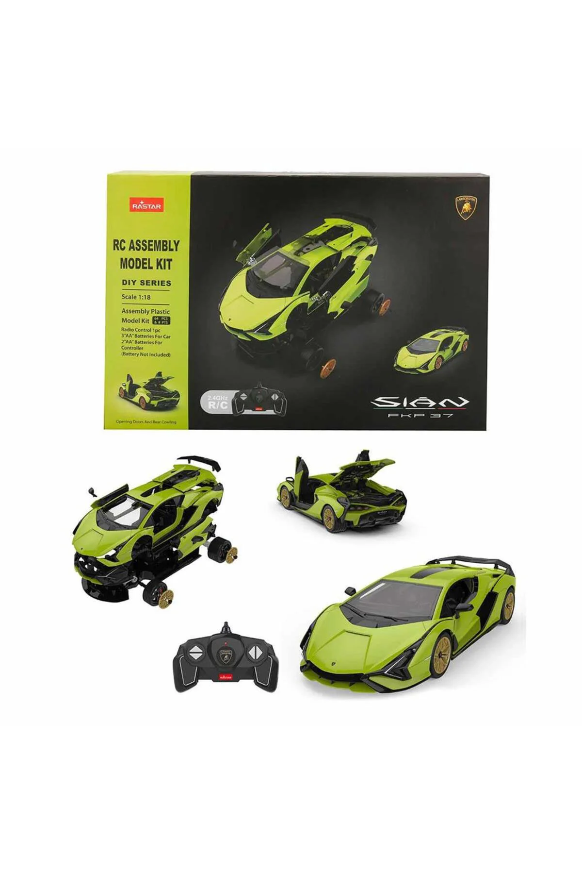 R/C 1/18 LAMBORGHİNİ SİAN BUİLDİNG KİT