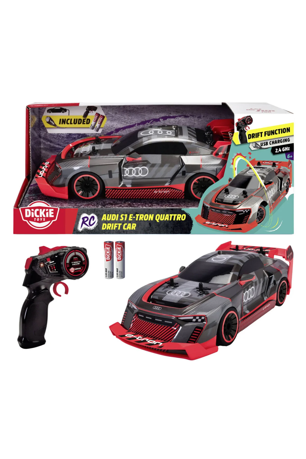 RC Audi S1 E-Tron Quattro Drift Arabası 30 cm 201106011