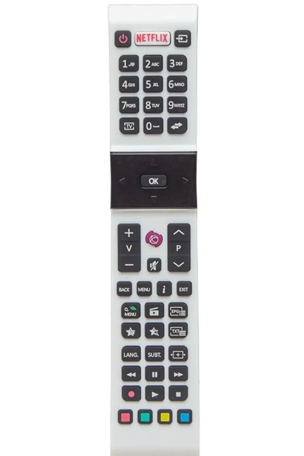 Rca49130 Beyaz Netflix Tuşlu Lcd Led Tv Kumandası