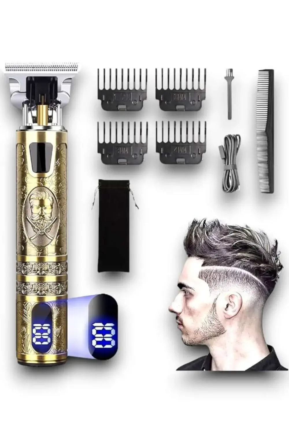 RD 378 Çizik Tıraş Makinesi Seti Dijital