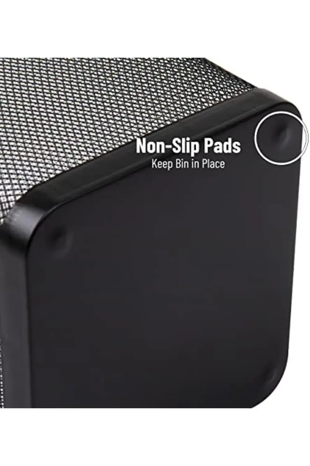 Reader Mesh Çöp Kovası, Atık Kağıt Sepeti, Kare, Ofis, Metal Örgü