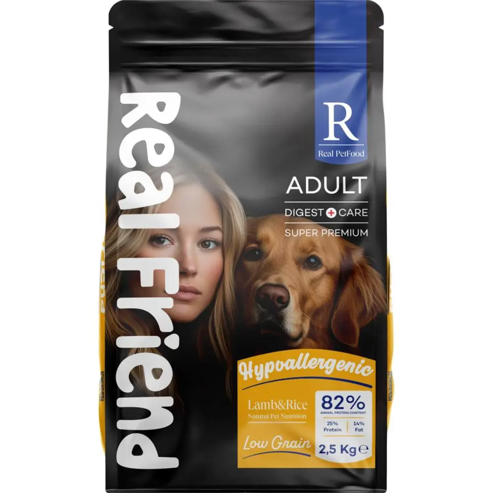 Real Friend Joint Care Hypoallergenic Dog Lamb&Rice 25/14 Köpek M