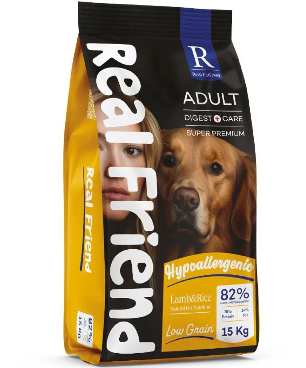 Real Friend Joint Care Hypoallergenic Dog Lamb&Rice 25/14 Köpek M Real Friend Joint Care Hypoallergenic Dog Lamb&Rice 25/14 Köpek M