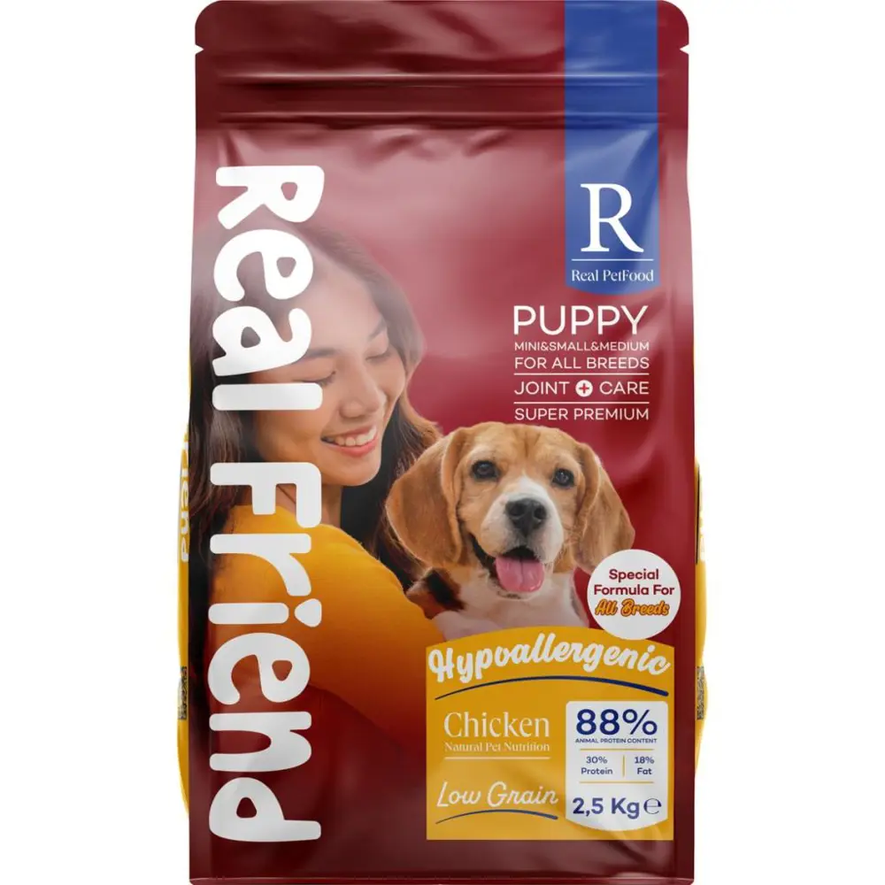 Real Friend Joint Care Hypoallergenic Puppy Dog Chicken 30/18 Köp