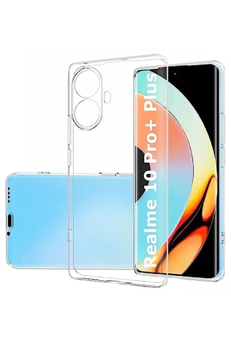 Realme 10 Pro Plus 5G Kılıf Lüx Şeffaf Silikon Realme 10 Pro Plus 5G Kılıf Lüx Şeffaf Silikon