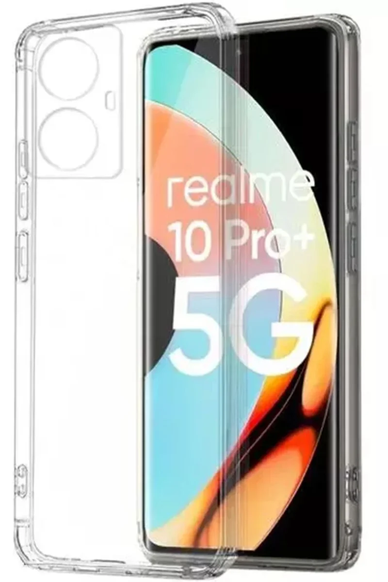 Realme 10 Pro Plus 5G Kılıf Lüx Şeffaf Silikon Realme 10 Pro Plus 5G Kılıf Lüx Şeffaf Silikon