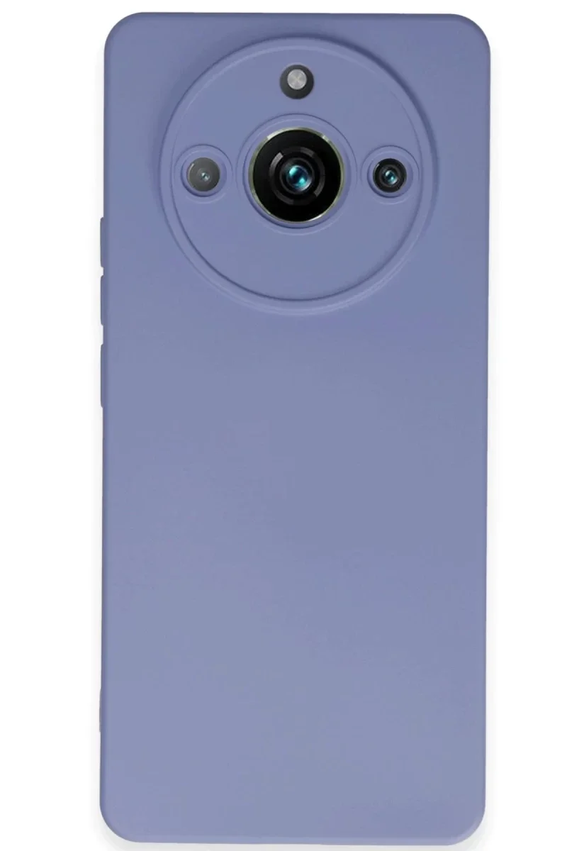 Realme 11 Pro Kılıf Nano içi Kadife Silikon - Lila