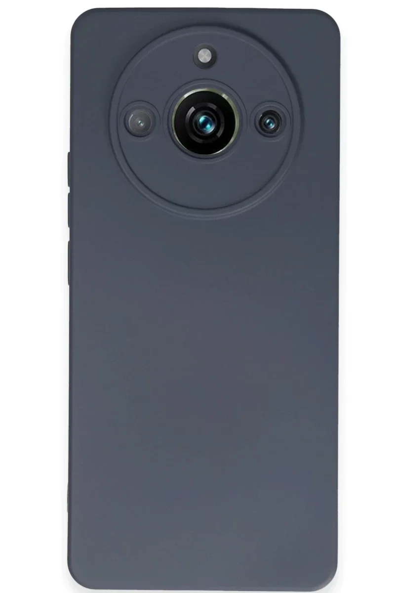Realme 11 Pro Kılıf Nano içi Kadife Silikon - Gri Realme 11 Pro Kılıf Nano içi Kadife Silikon - Gri