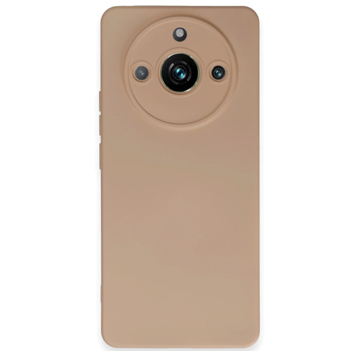 Realme 11 Pro Kılıf - Nano İçli Kadife Silikon Kılıf Pudra Renk
