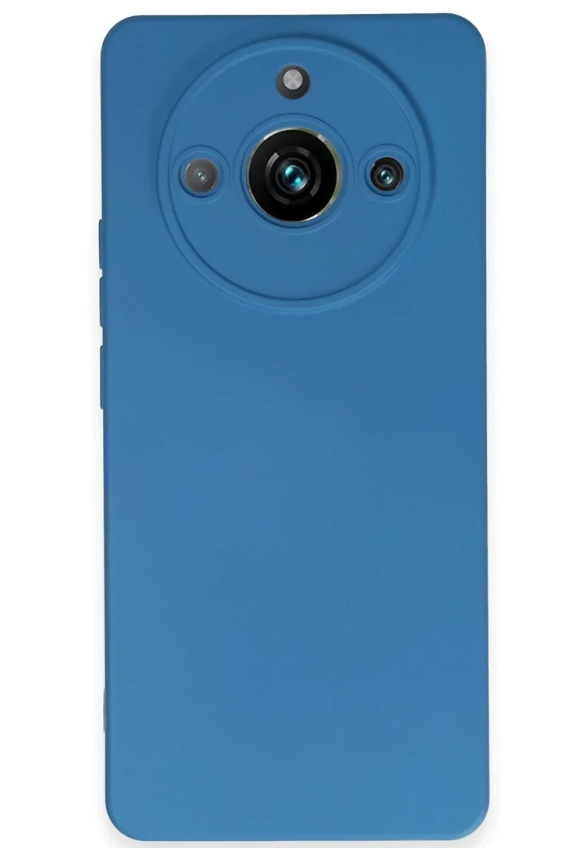 Realme 11 Pro Kılıf Nano içi Kadife Silikon - Mavi