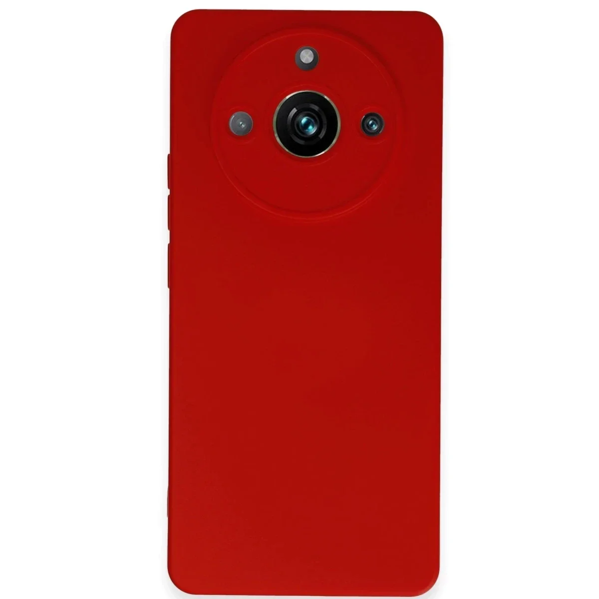 Realme 11 Pro Kılıf Nano içi Kadife Silikon - Kırmızı Realme 11 Pro Kılıf Nano içi Kadife Silikon - Kırmızı