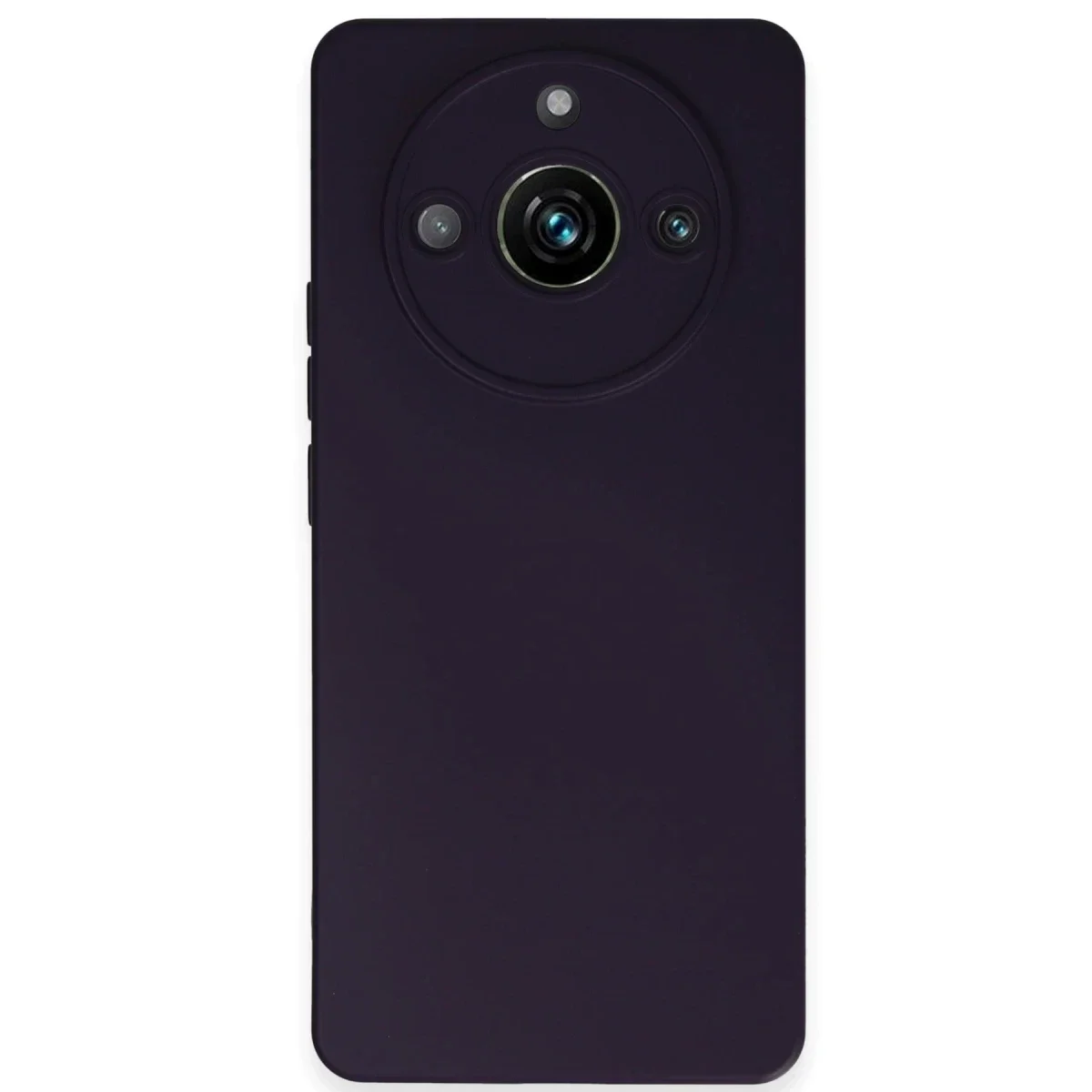 Realme 11 Pro Kılıf Nano içi Kadife Silikon - Mor Realme 11 Pro Kılıf Nano içi Kadife Silikon - Mor