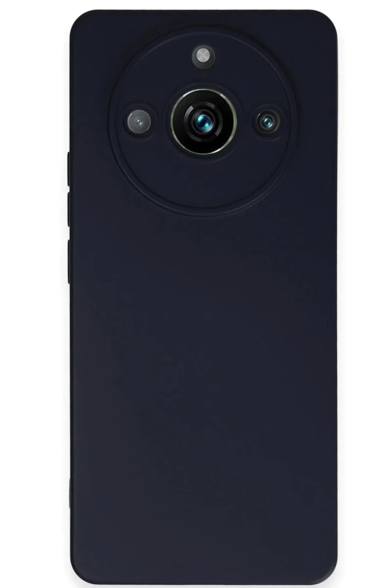 Realme 11 Pro Kılıf Nano içi Kadife Silikon - Lacivert