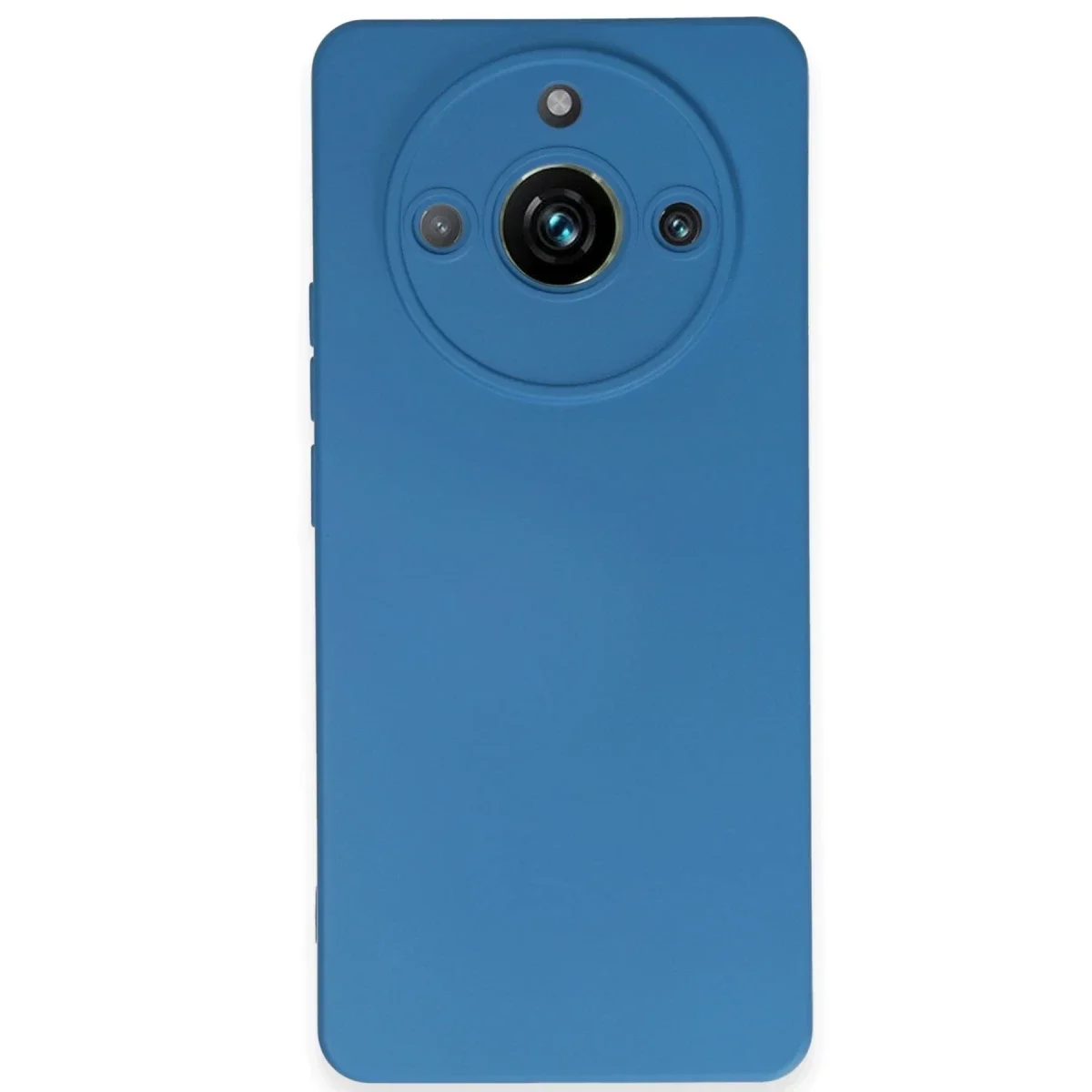 Realme 11 Pro Kılıf Nano içi Kadife Silikon - Mavi