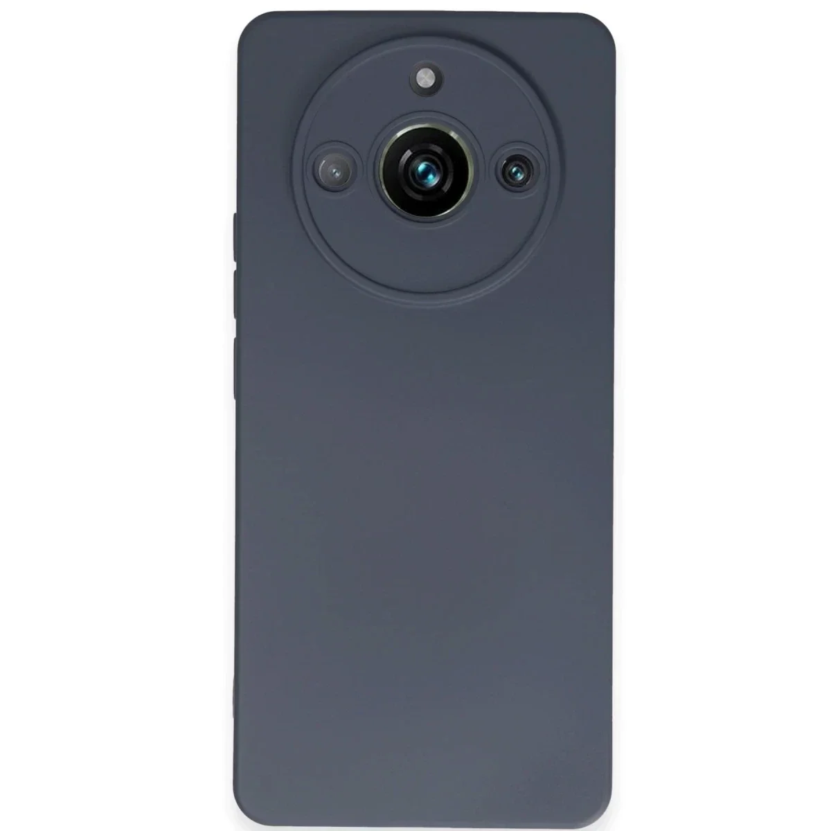 Realme 11 Pro Kılıf Nano içi Kadife Silikon - Gri Realme 11 Pro Kılıf Nano içi Kadife Silikon - Gri