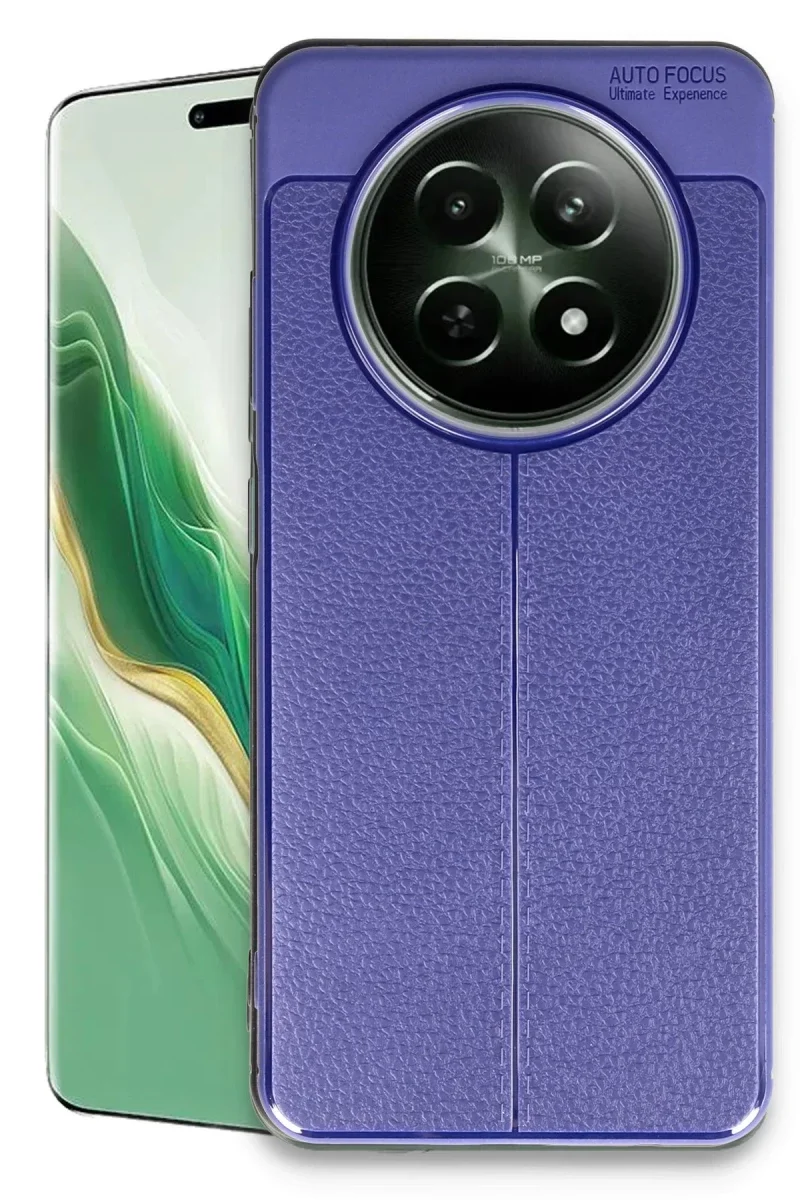 Realme 12 5G Kılıf Auto Focus Kapak - Lacivert Realme 12 5G Kılıf Auto Focus Kapak - Lacivert