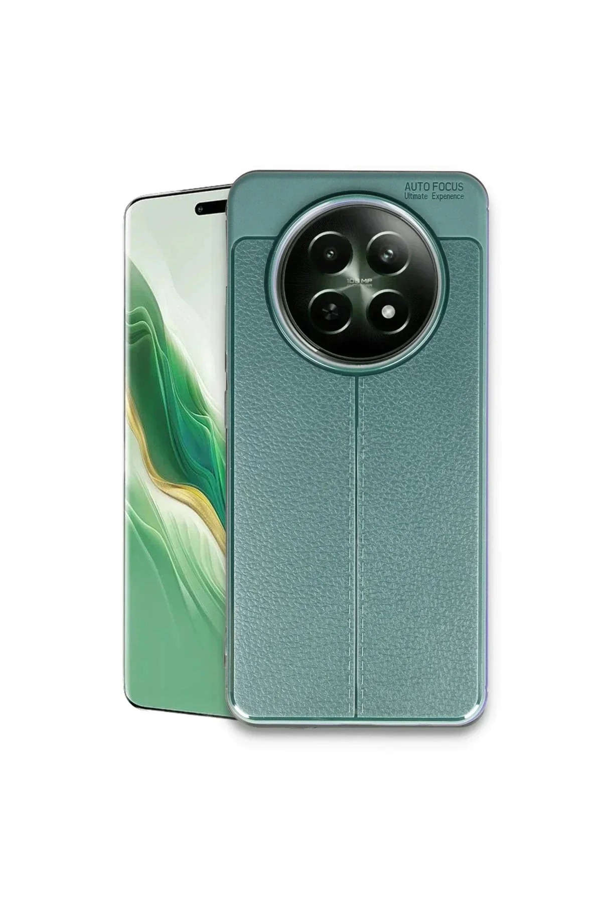 Realme 12 5G Kılıf Auto Focus Kapak - Koyu Yeşil Realme 12 5G Kılıf Auto Focus Kapak - Koyu Yeşil