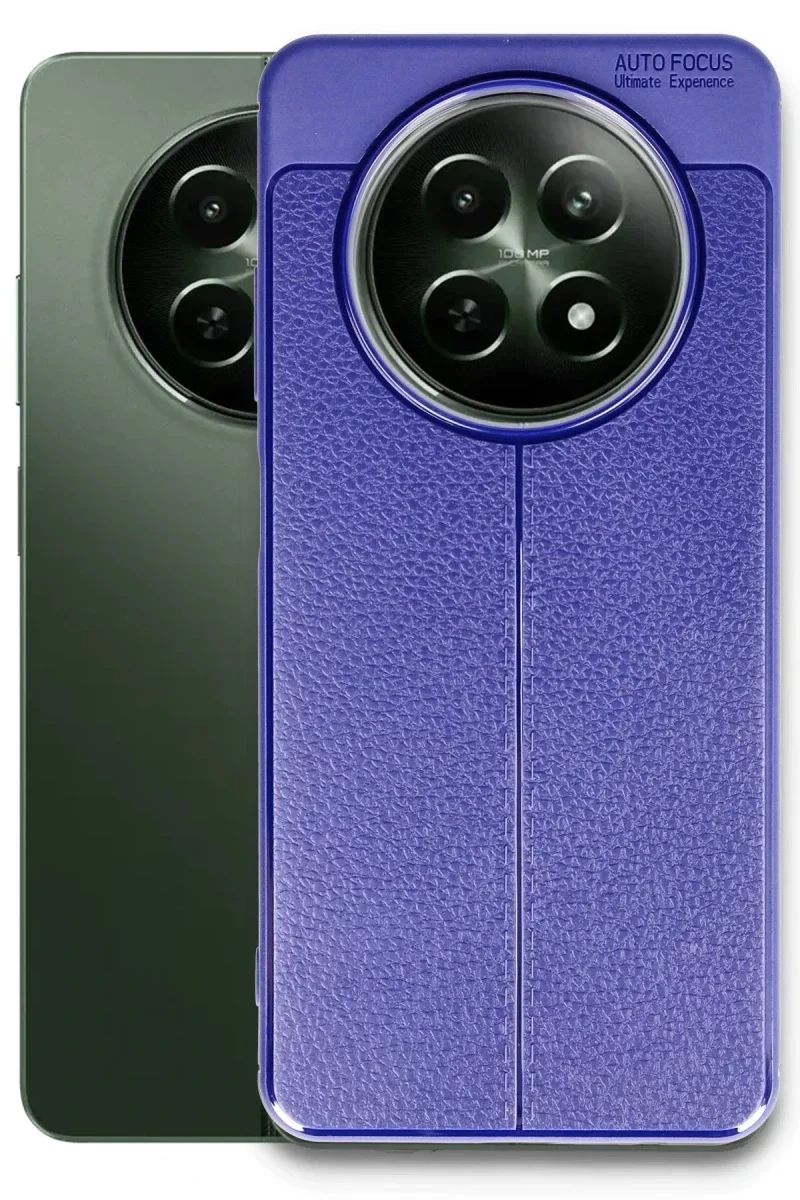 Realme 12 5G Kılıf Auto Focus Kapak - Lacivert Realme 12 5G Kılıf Auto Focus Kapak - Lacivert