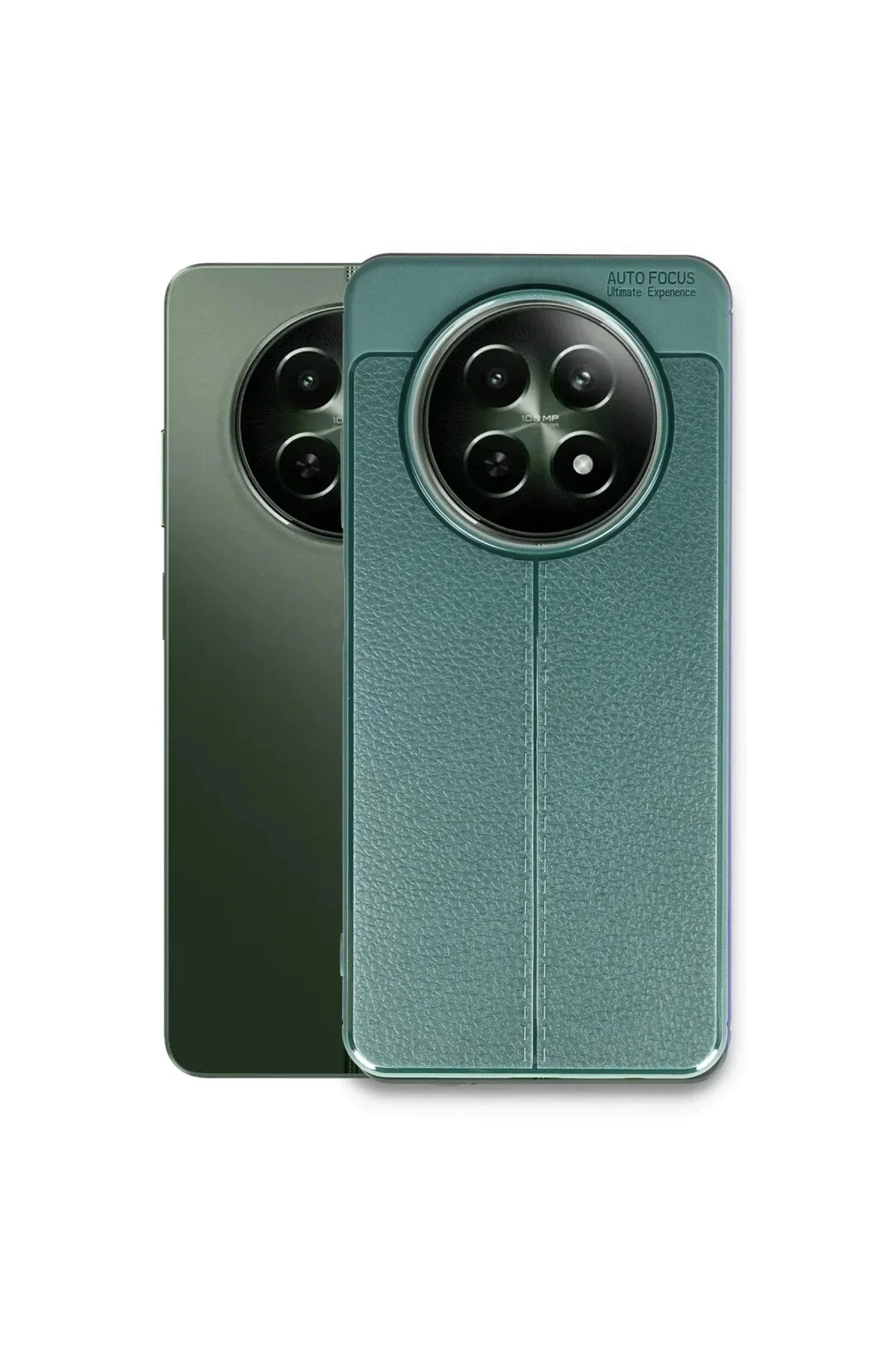 Realme 12 5G Kılıf Auto Focus Kapak - Koyu Yeşil Realme 12 5G Kılıf Auto Focus Kapak - Koyu Yeşil