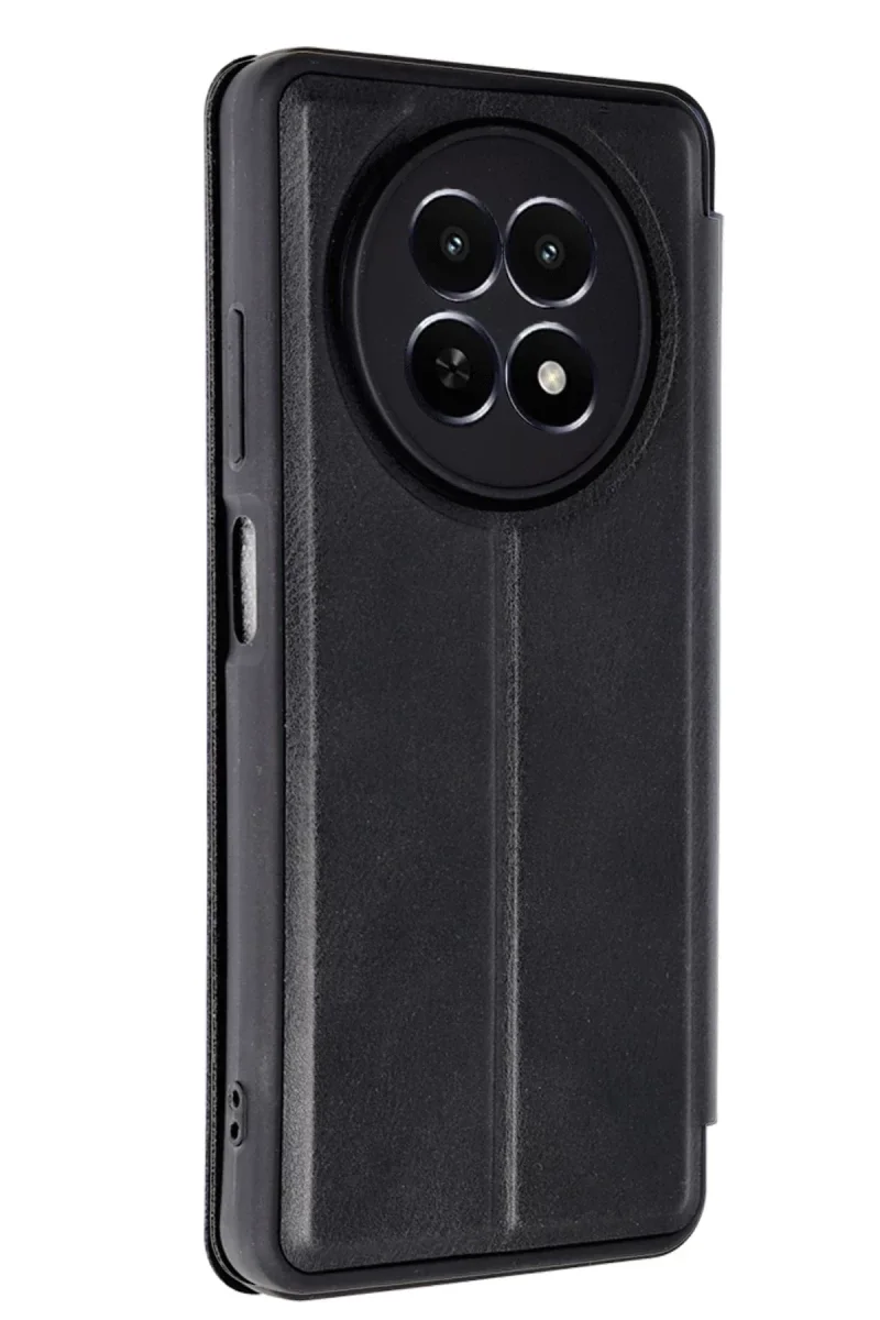Realme 12 5G Kılıf Flip Cover - Siyah Realme 12 5G Kılıf Flip Cover - Siyah