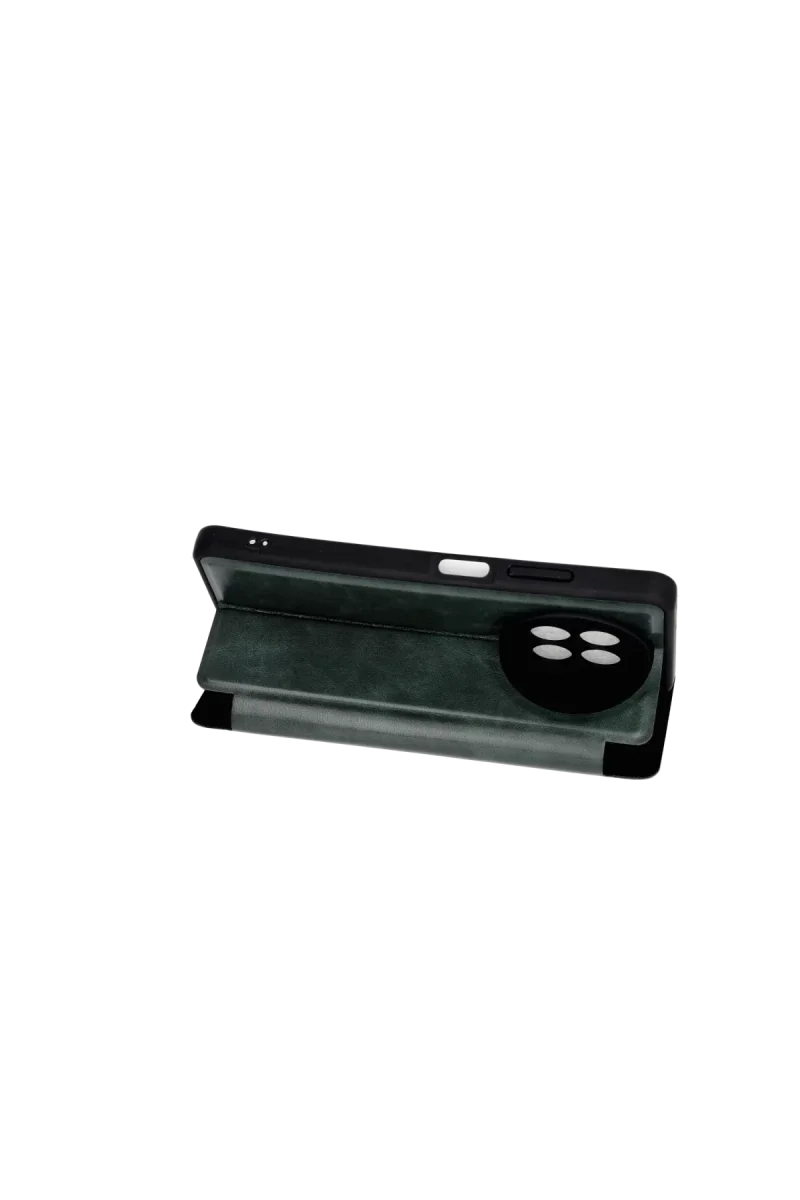 Realme 12 5G Kılıf Flip Cover - Koyu Yeşil Realme 12 5G Kılıf Flip Cover - Koyu Yeşil