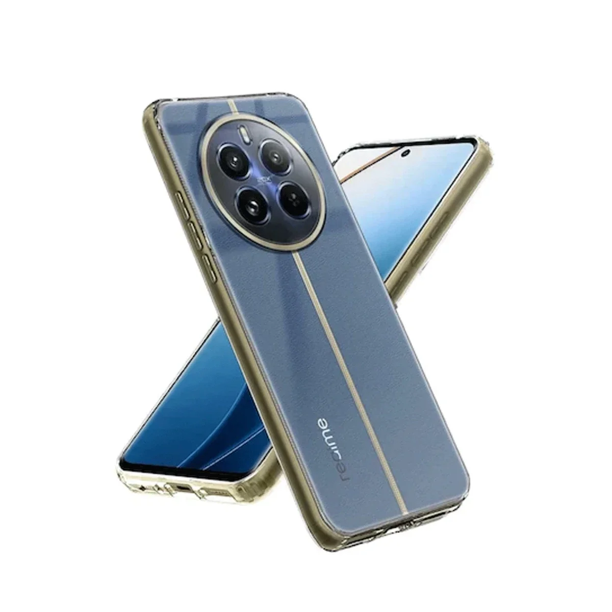 Realme 12 5G Kılıf Lüx Şeffaf Silikon Realme 12 5G Kılıf Lüx Şeffaf Silikon