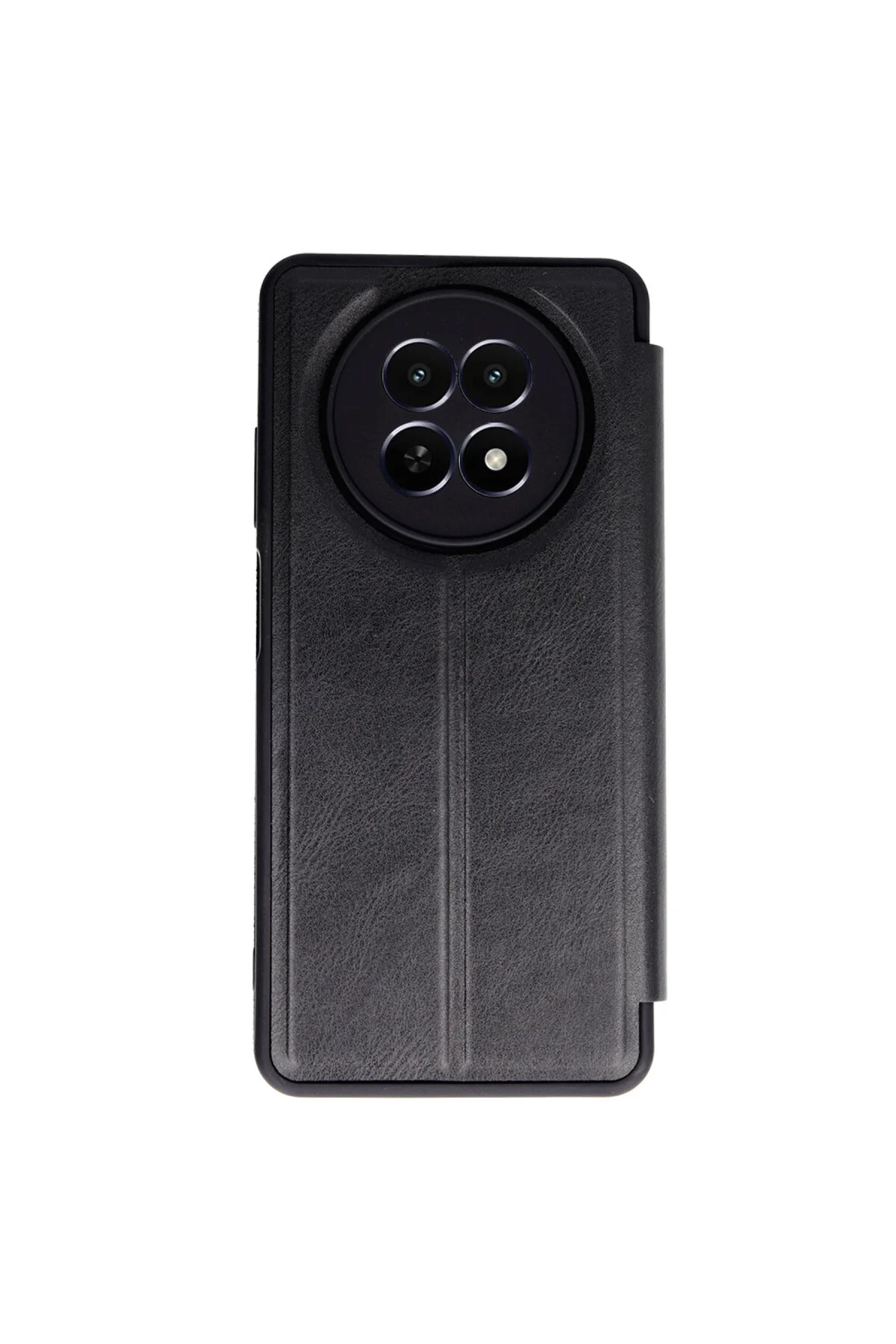 Realme 12 5G Uyumlu Kılıf Flip Cover - Siyah - Görsel 5
