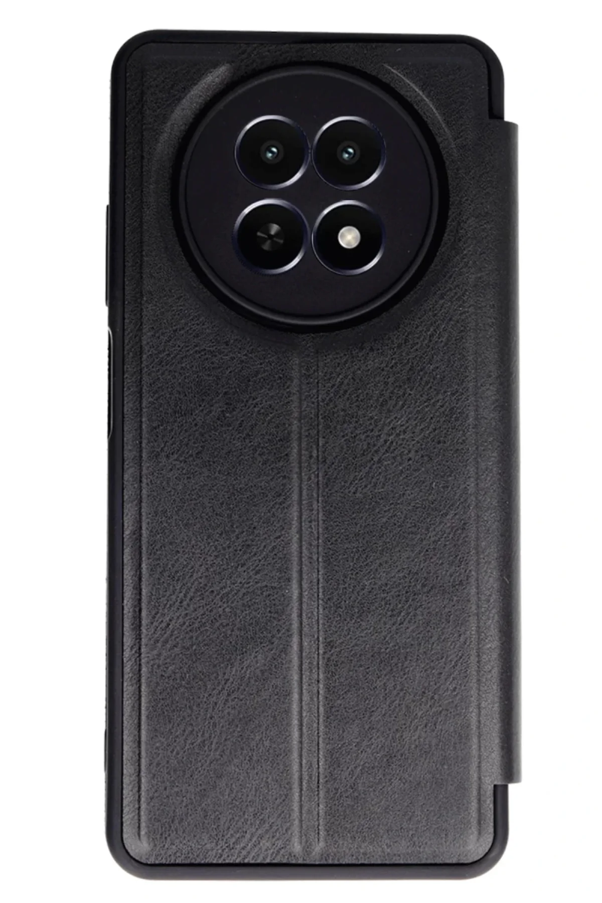 Realme 12 5G Uyumlu Kılıf Flip Cover - Siyah - Görsel 2