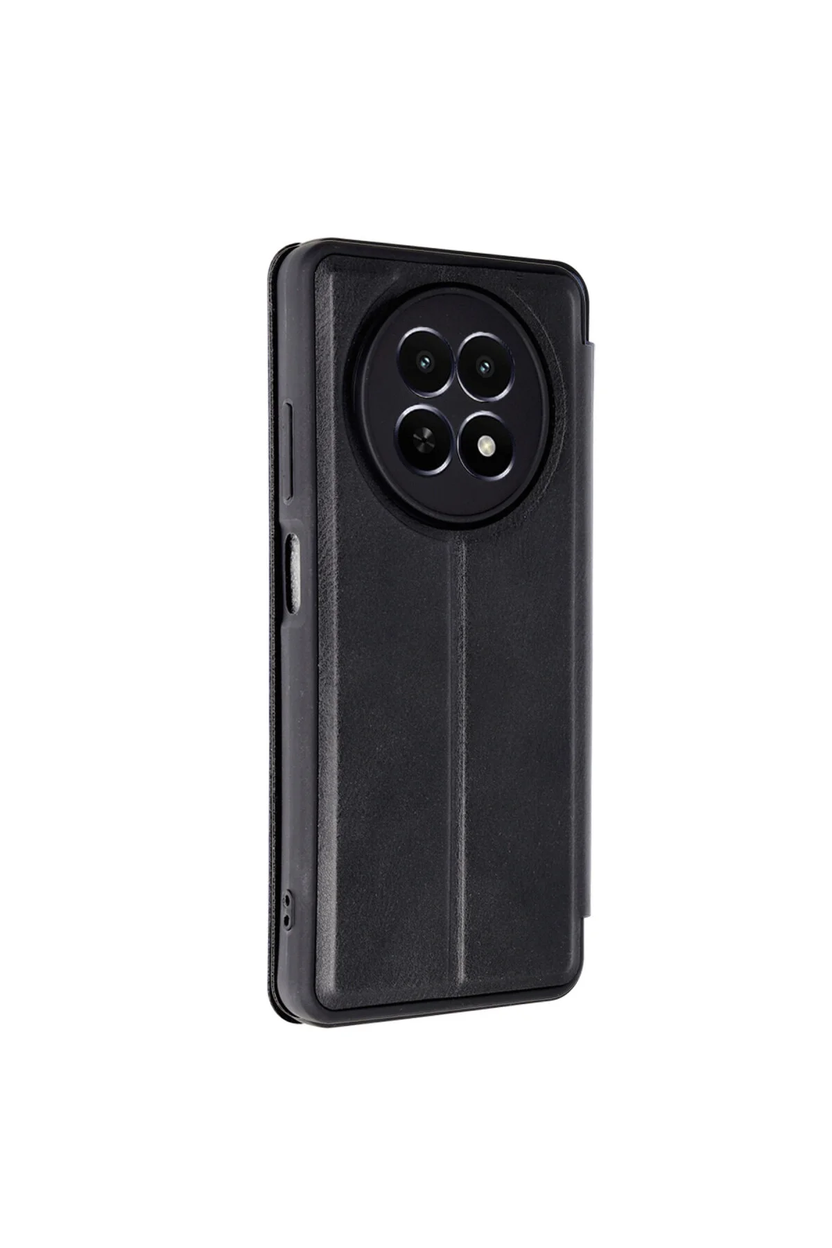 Realme 12 5G Uyumlu Kılıf Flip Cover - Siyah - Görsel 4