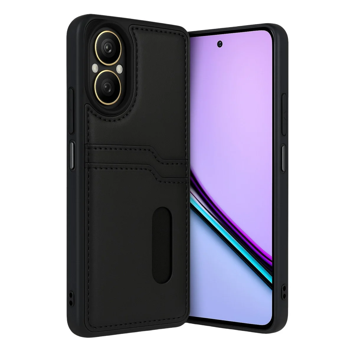 Realme 12 Lite Kılıf Sara Kartvizitli Deri Kılıf - Siyah Fiyatı, Yorumları ve Özellikleri