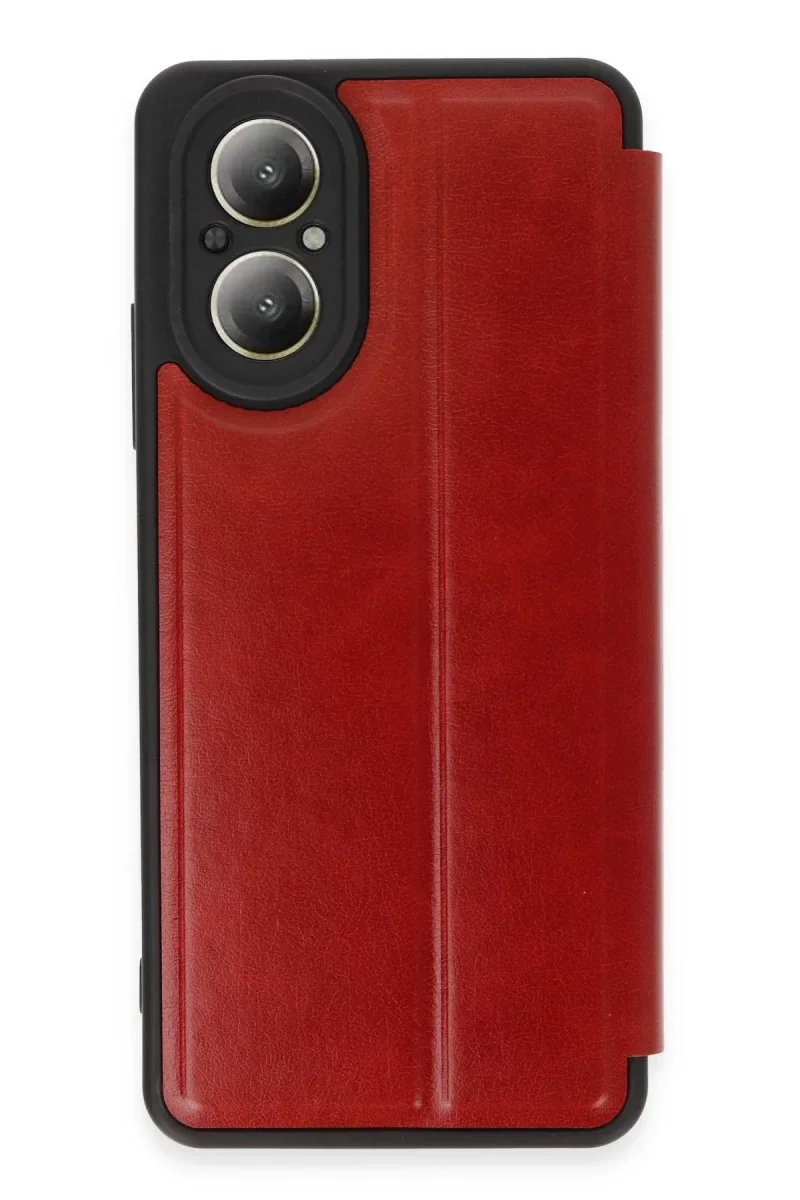 Realme 12 Lite Kılıf Flip Cover - Kırmızı Fiyatı, Yorumları ve Özellikleri